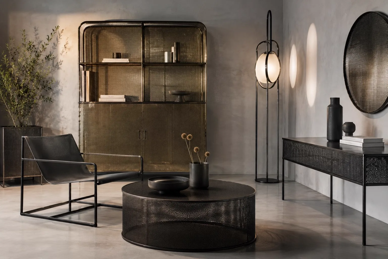 Arredamento e design metallico