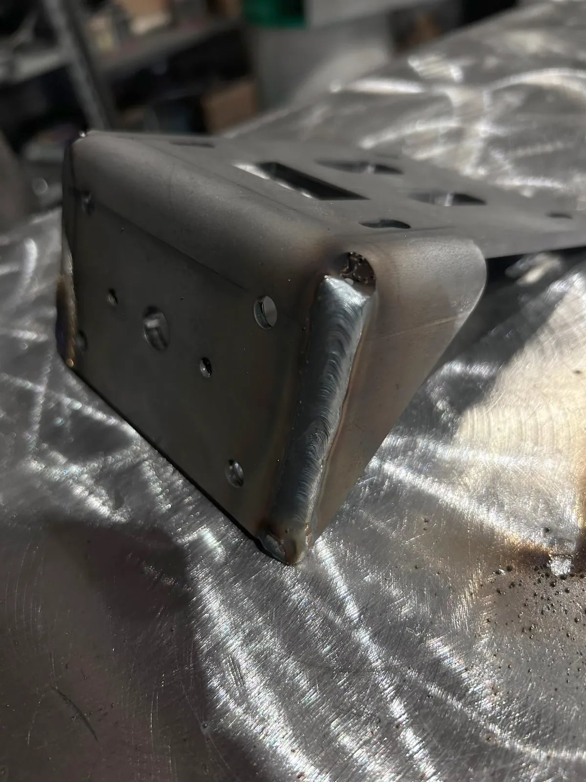 Saldatura — il pezzo in officina